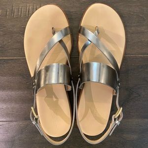Cole Haan Silver Sandals